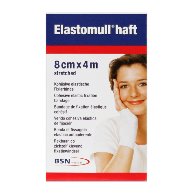 Elastomull haft 8 cm x 4 meters elastic cohesive gauze bandage